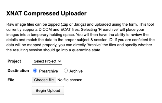 Compressed Uploader